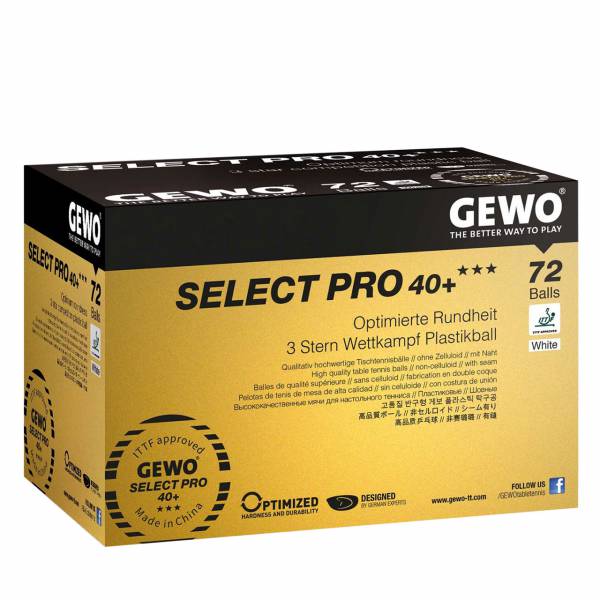 Gewo Ball Select Pro 40+*** 72er