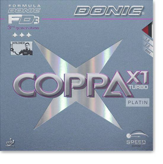 DONIC "Coppa X1 Turbo (Platin)"